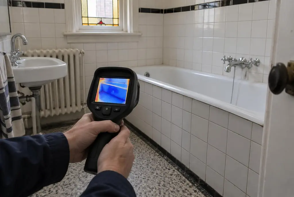 Lekdetectie Duiven – onderzoek in een badkamer van een oudere woning